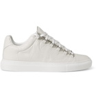 Balenciaga - Arena Creased-Leather Sneakers - Men - Off-white