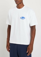 Picante Sienna Logo-print Cotton T-shirt White