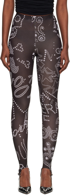 Photo: VAQUERA Black Rhinestuds Leggings