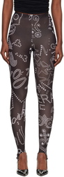 VAQUERA Black Rhinestuds Leggings