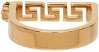 Versace Gold Greca Bar Ring