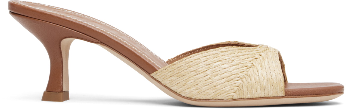 【関税込み】Staud ベージュ Brigitte ミュールサンダル STAUD Brigitte Mules | Shopbop