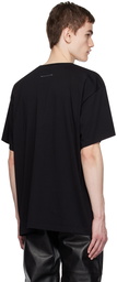 MM6 Maison Margiela Black Printed T-Shirt