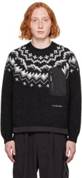 and wander Black Lopi Sweater