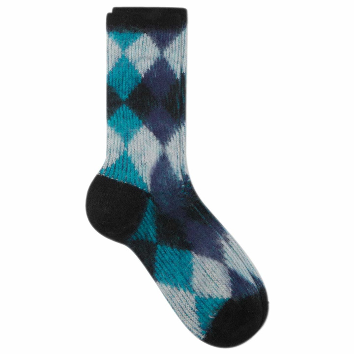 Photo: Anonymous Ism Napping Argyle JQ Crew Sock in Black