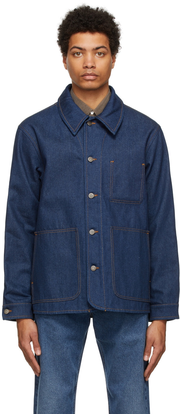 美品another aspect DENIM JACKET 1.0 ANOTHER Denim Jacket 1.0, Used Blue - ANOTHER ASPECT