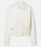 Vince Cotton twill blouson jacket