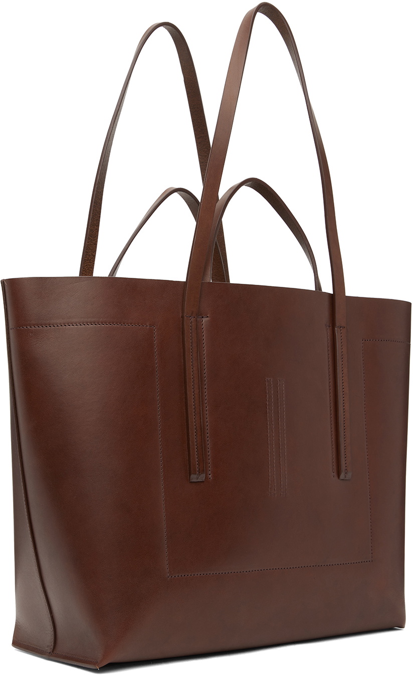 Rick Owens Brown Porterville Shopper Tote Rick Owens