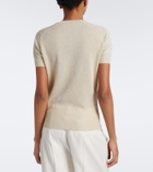 Joseph Char snake-print Lurex® jacquard top