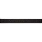 Balmain Black Logo-Embossed Belt