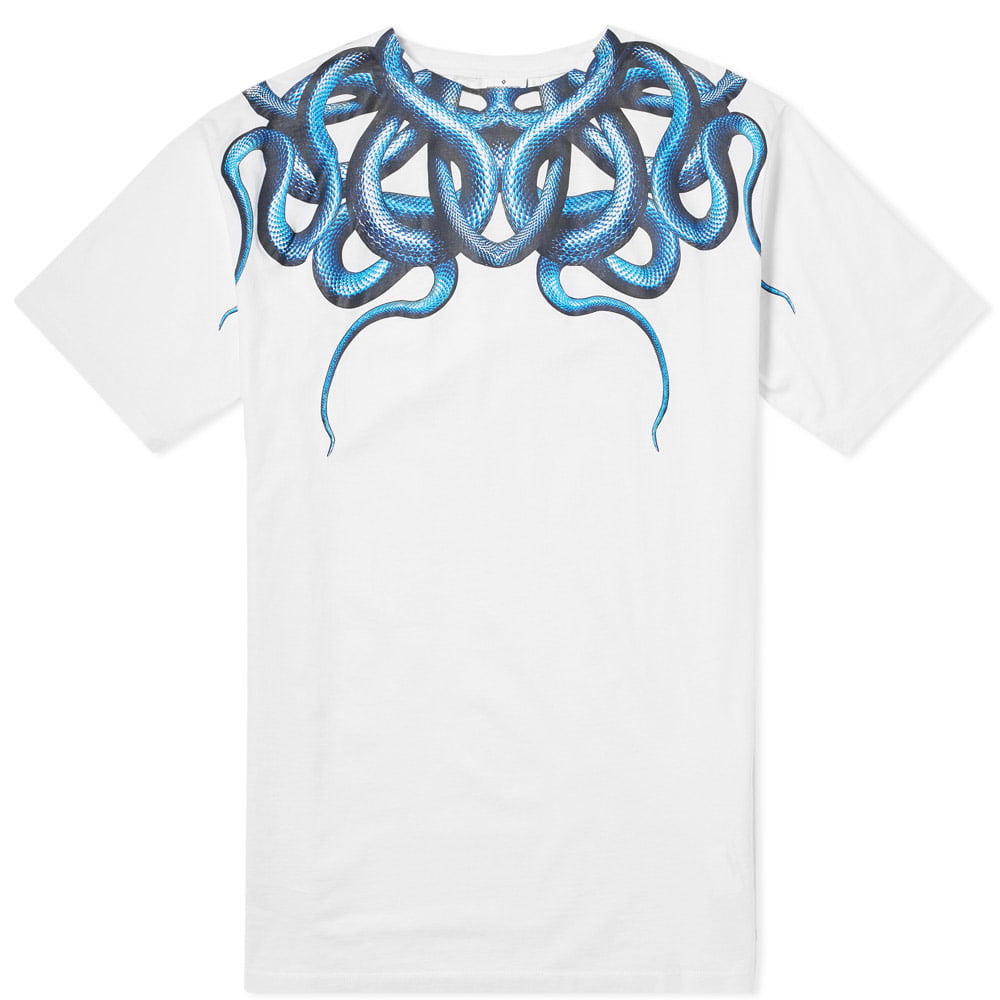 dokumentarfilm Omvendt Picasso Marcelo Burlon Snake Tee White Marcelo Burlon County of Milan