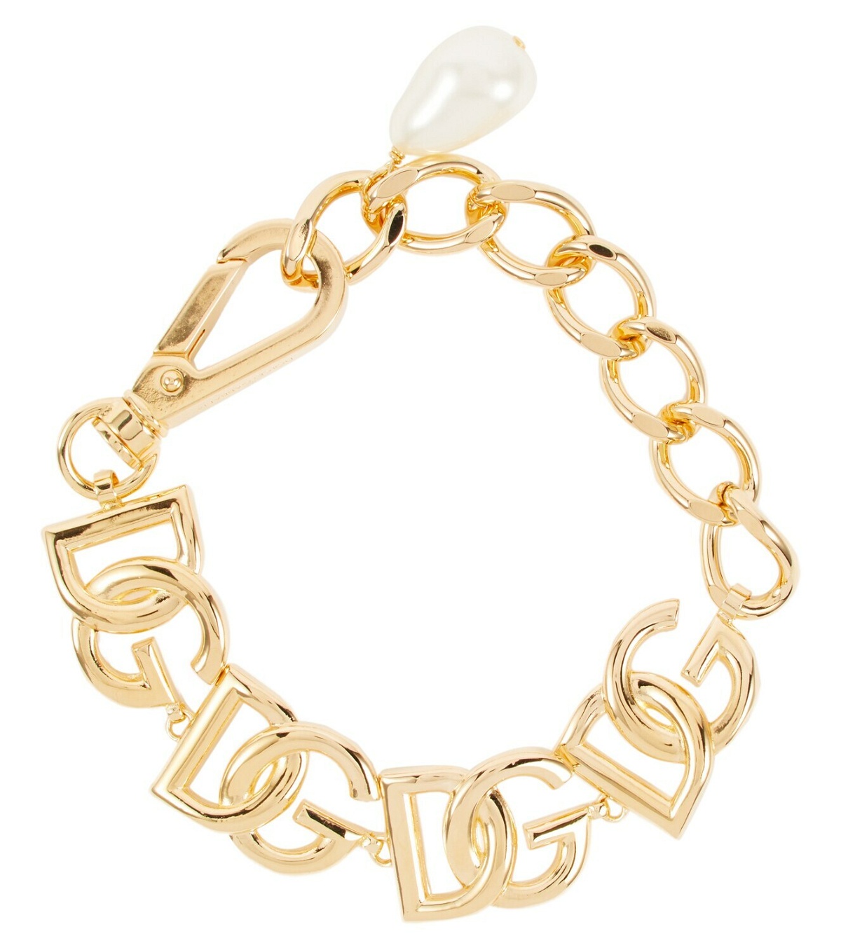 Dolce&Gabbana - DG gold-plated brass bracelet Dolce & Gabbana
