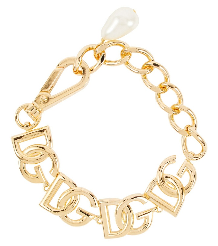 Photo: Dolce&Gabbana - DG gold-plated brass bracelet