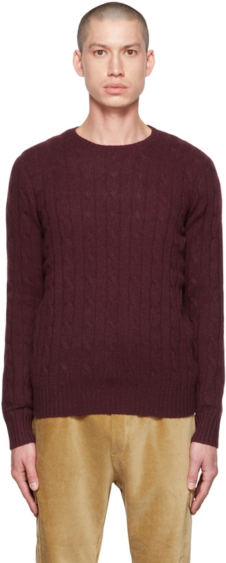 Photo: Polo Ralph Lauren Burgundy 'The Iconic' Sweater