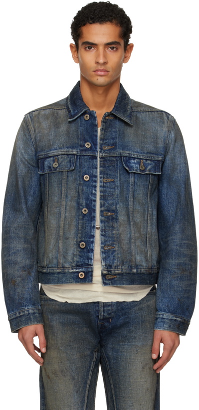 Photo: Rick Owens DRKSHDW Blue Concordians Trucker Denim Jacket