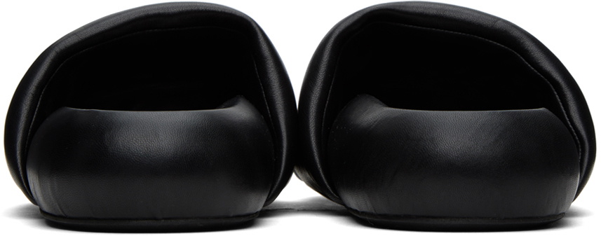 Marni Men\'s Black Leather Pouf Sandals Marni Pouf Sandals - Black | Garmentory main image 3