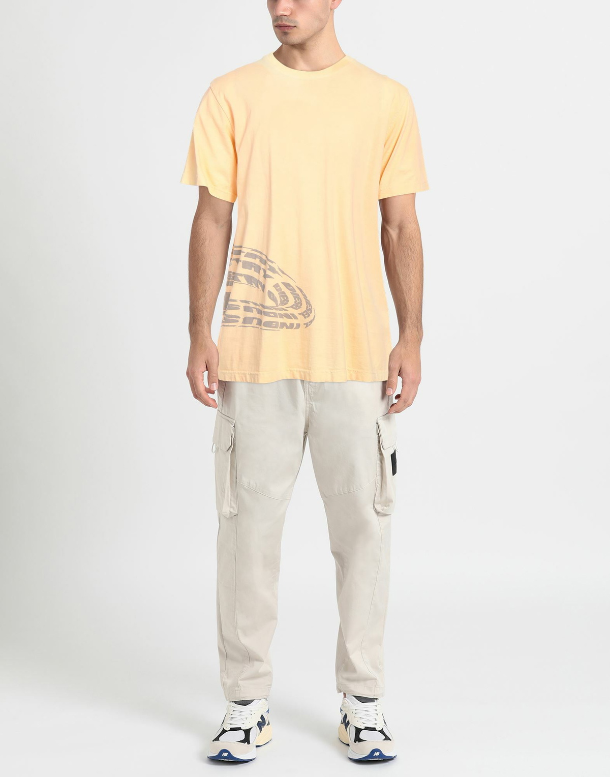 Diesel Mens T-shirt in Yellow