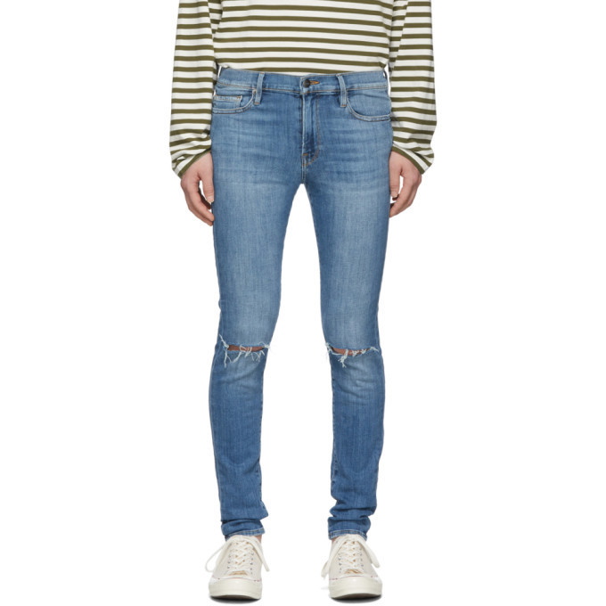 Photo: Frame Blue Jagger True Skinny Jeans