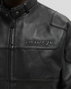 Avirex BLACK MOTO JACKET Black Mens Bomber Jacket