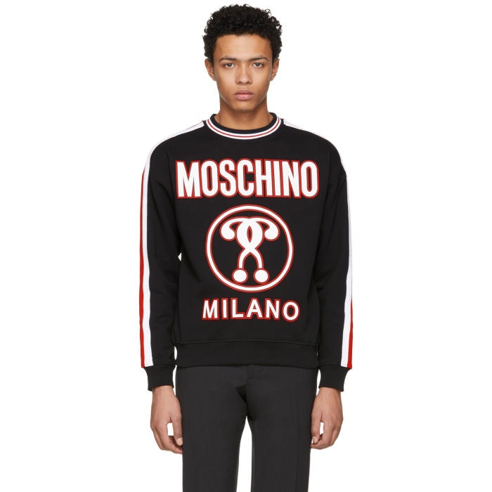 Photo: Moschino Black Logo Sweatshirt