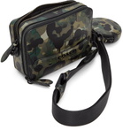Coach 1941 Black & Green Camo Charter Hybrid Crossbody Bag