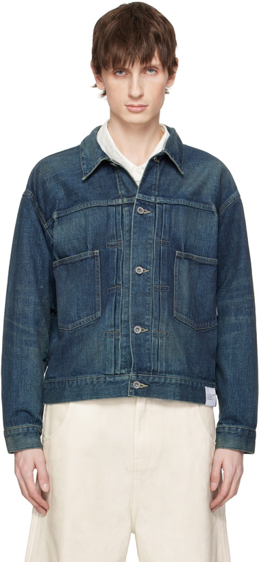 Photo: Neighborhood Blue Washed Type-2 Denim Jacket