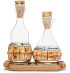 Lorenzi Milano - Bamboo and Glass Table Pourer Set - Brown