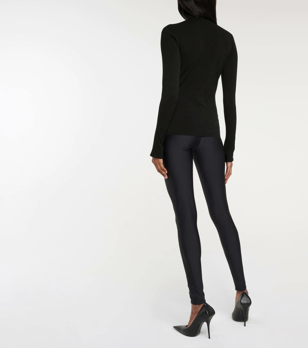 Balenciaga Stretch-knit turtleneck sweater