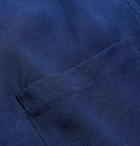 Blue Blue Japan - Indigo-Dyed Camp-Collar Lyocell Shirt - Blue