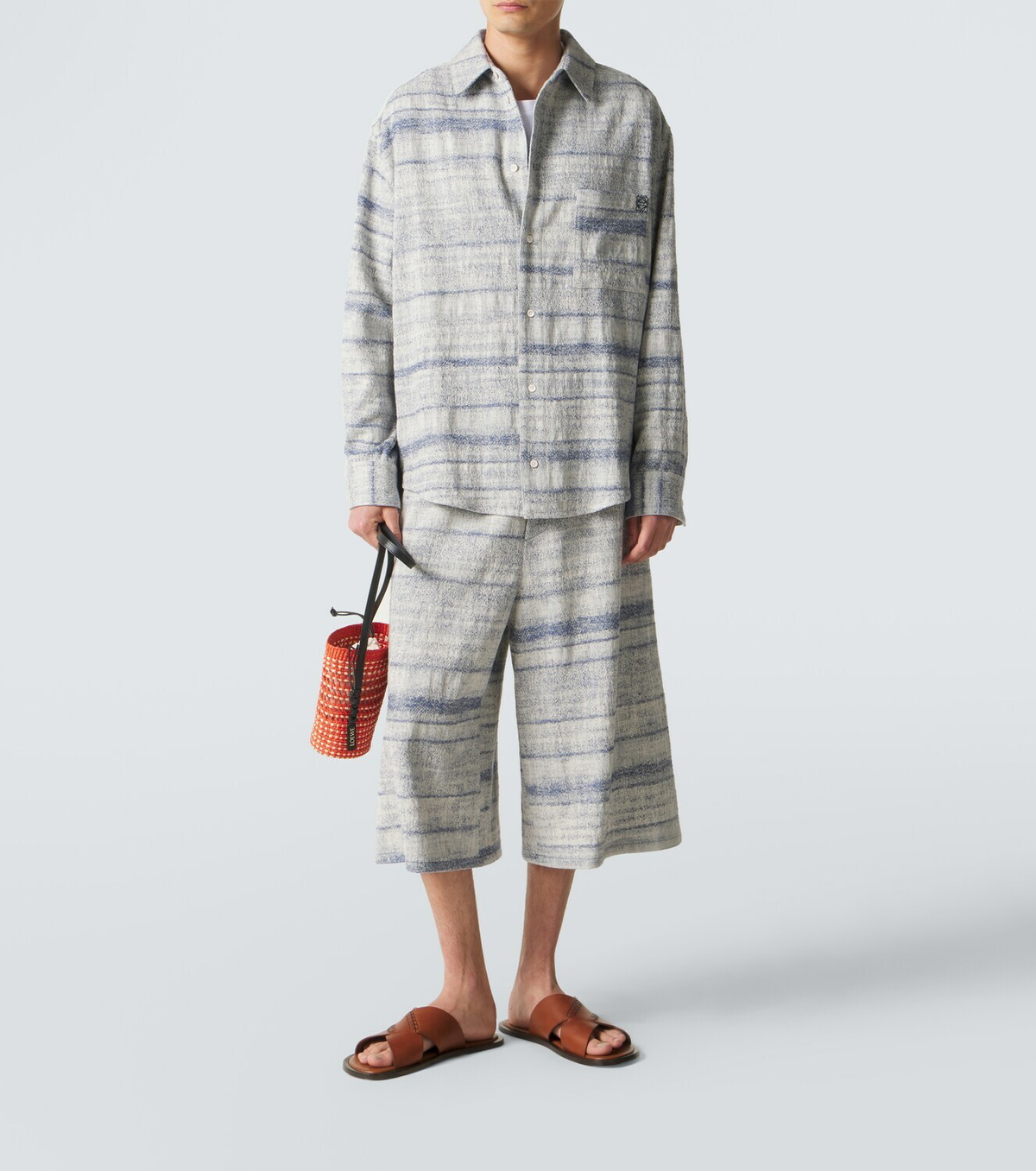 Loewe Paula's Ibiza denim jacquard shirt