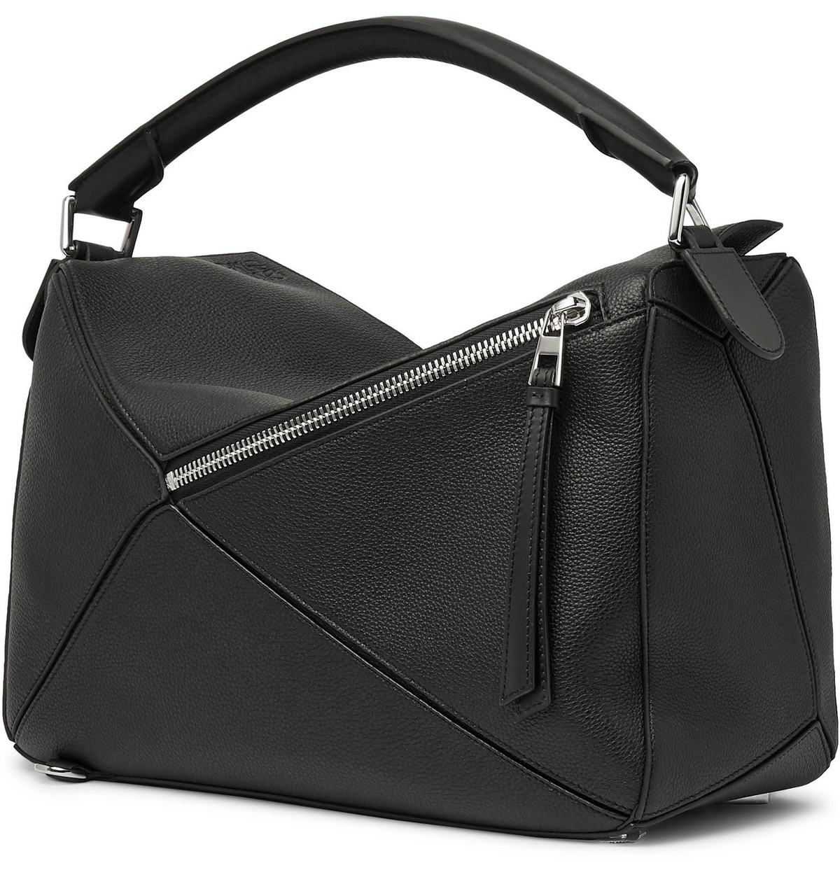 LOEWE Puzzle small textured-leather shoulder bag