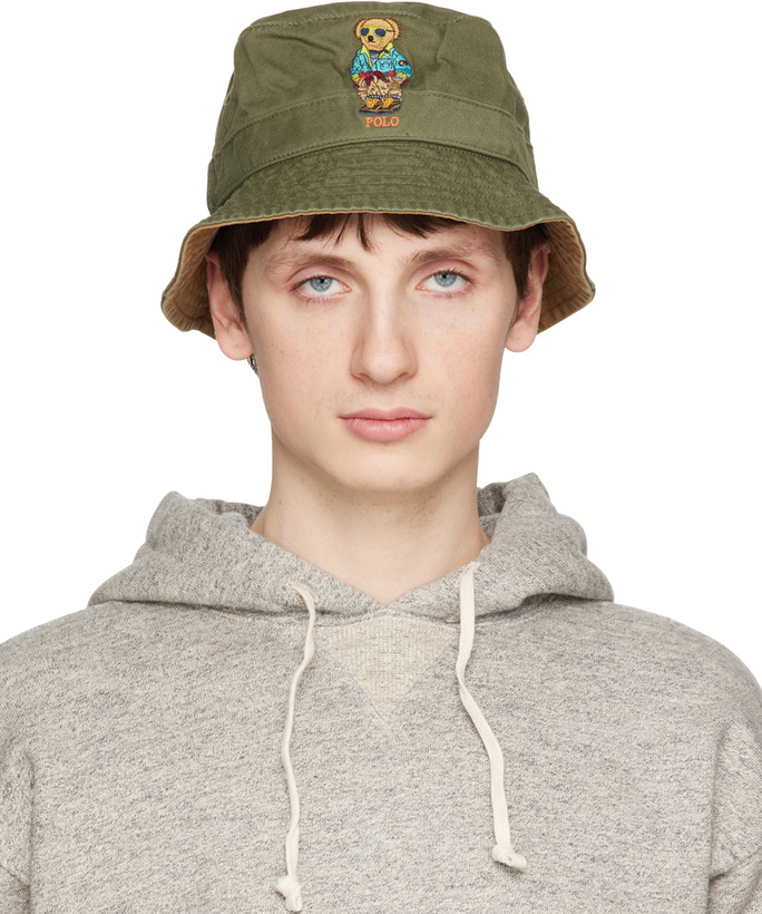 Photo: Polo Ralph Lauren Green Polo Bear Bucket Hat