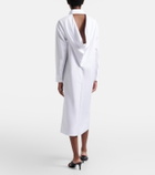 Balenciaga Cotton poplin shirt dress