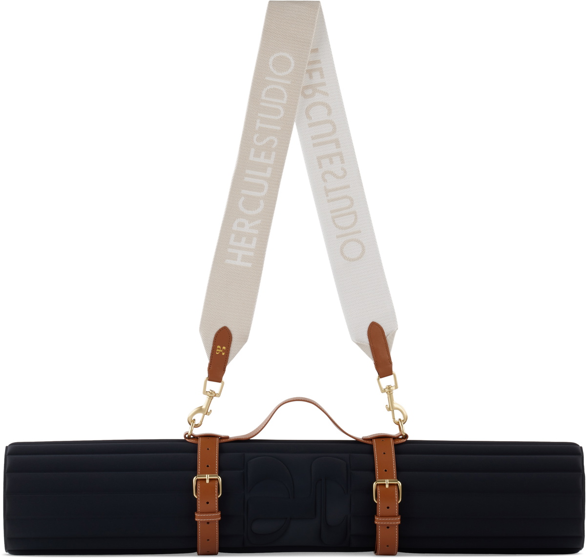 Hercule Studio Beige & Brown Soca Mat Carrying Strap