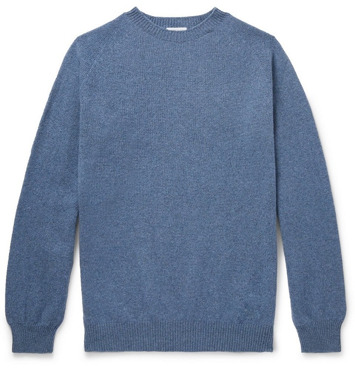 Photo: Sunspel - Wool Sweater - Men - Blue