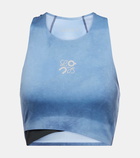 Loewe x On Performance logo crop top