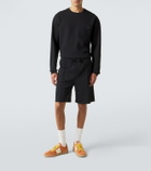 Valentino Cotton-blend jersey shorts