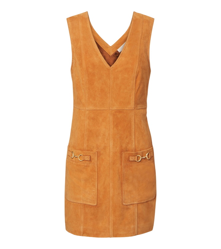 Photo: Ulla Johnson Sloane suede minidress
