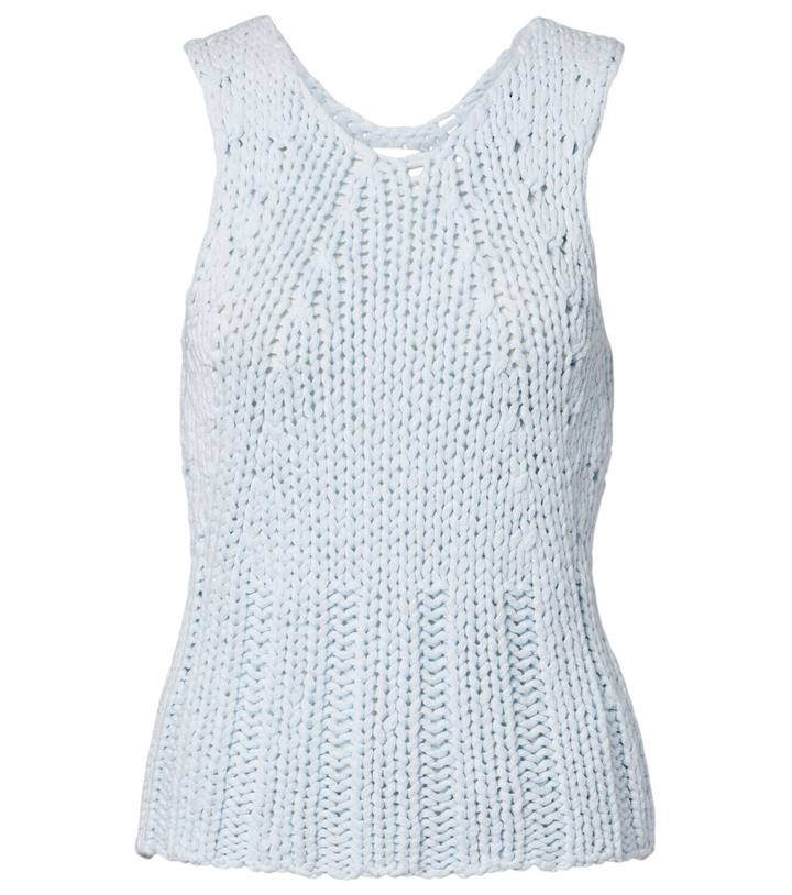 Photo: Khaite Cassie knitted cotton top