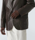 Brunello Cucinelli Leather blazer