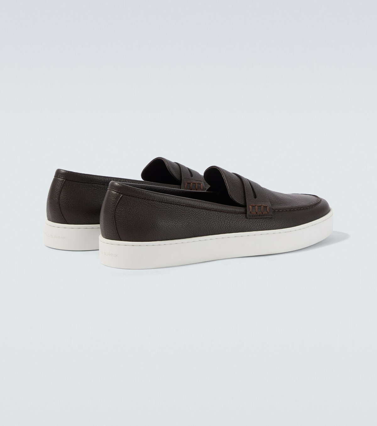 Manolo Blahnik Ellis leather loafers