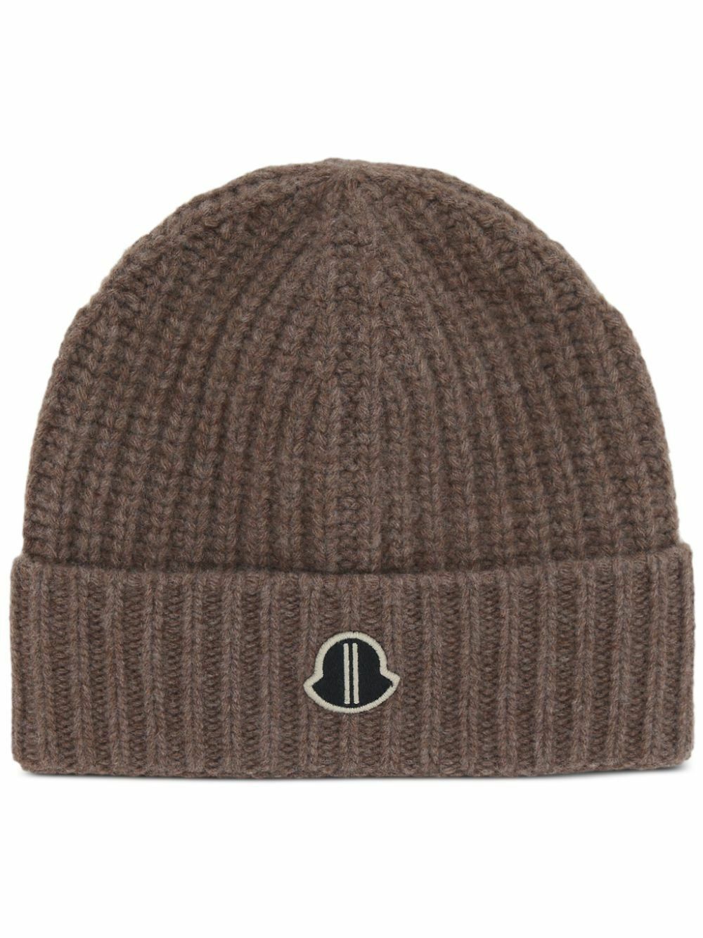 Moncler + Rick Owens Logo-Patch Beanie Moncler