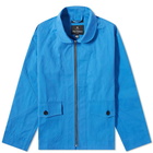 Nigel Cabourn Men's Flight Shirt Jacket in Blue