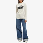 ERL Unisex For Rent Sweater in White