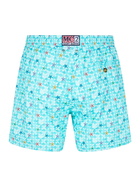 MC2 Saint Barth Man Stretch Fabric Comfort Swim Shorts With Sea Star Print