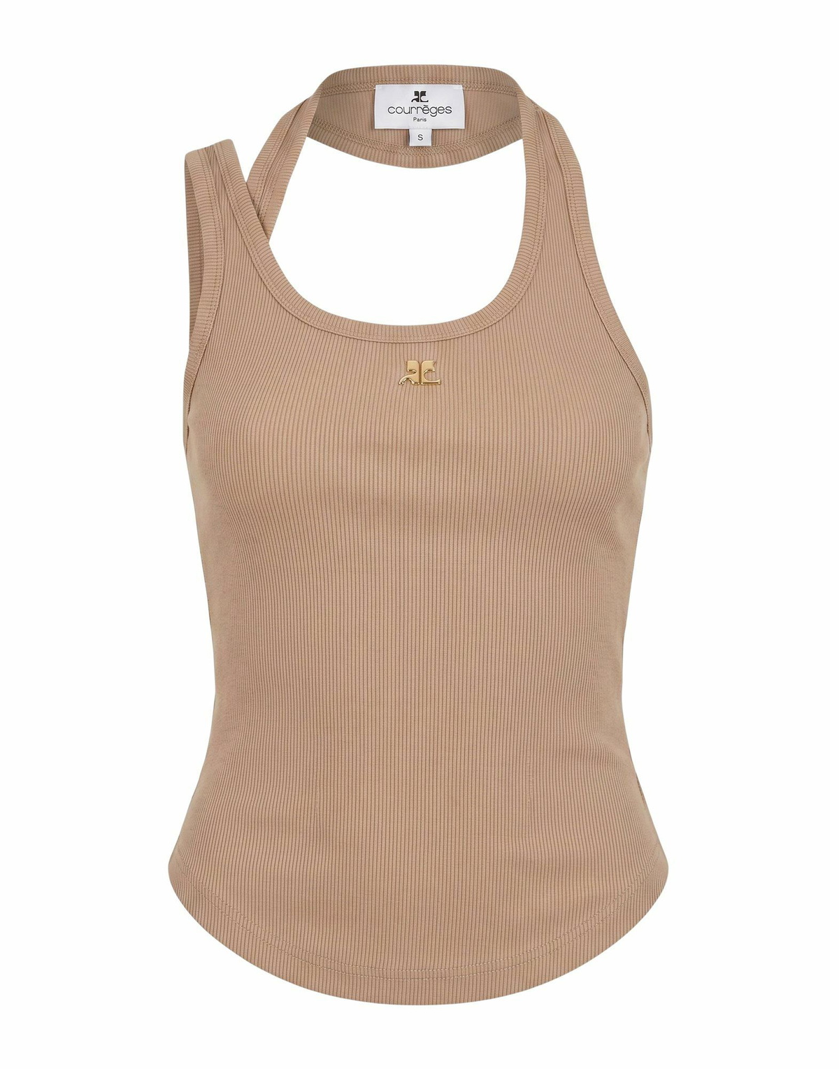 Courrèges Womens Top Light brown