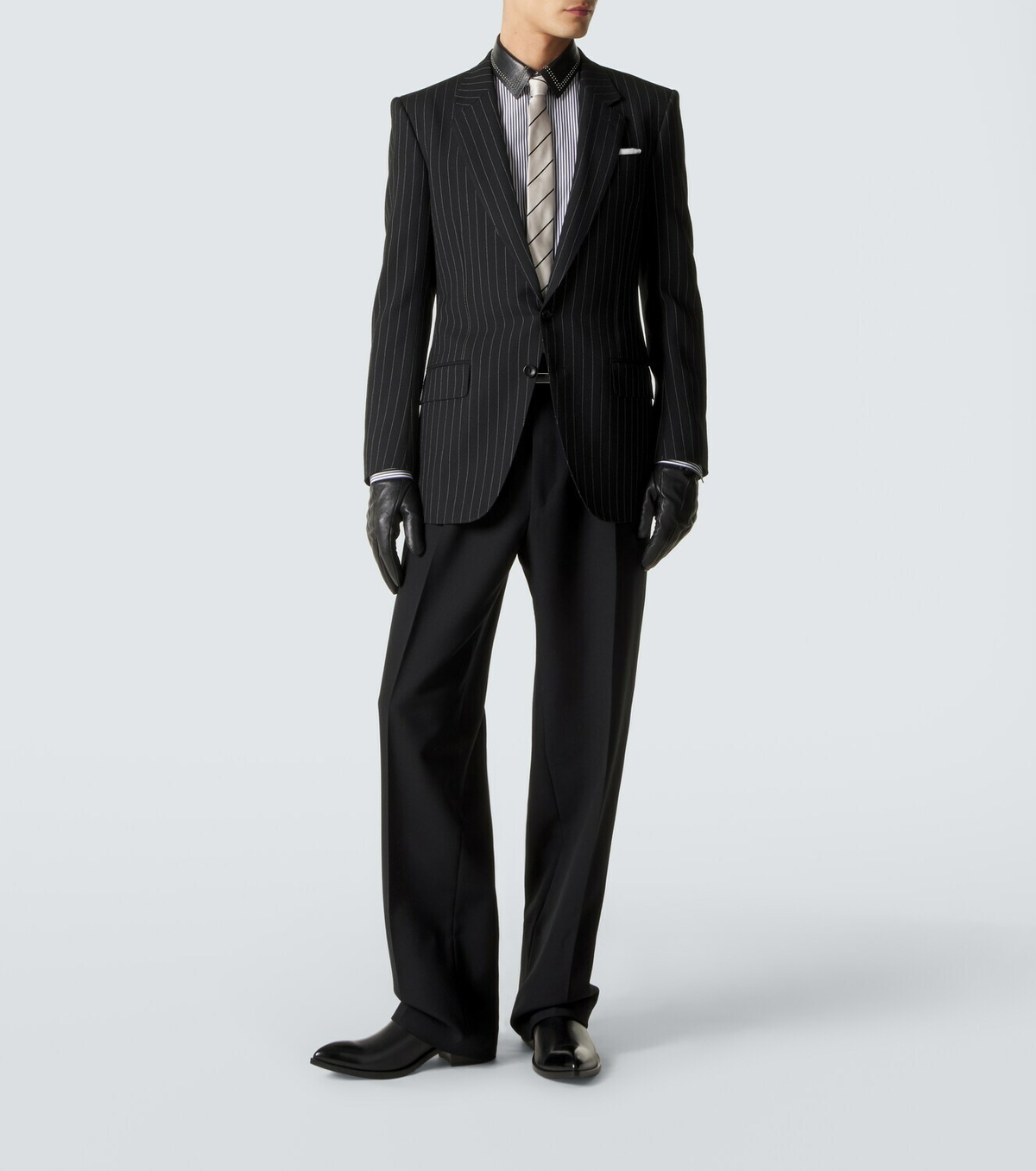 Tom Ford Striped wool twill blazer