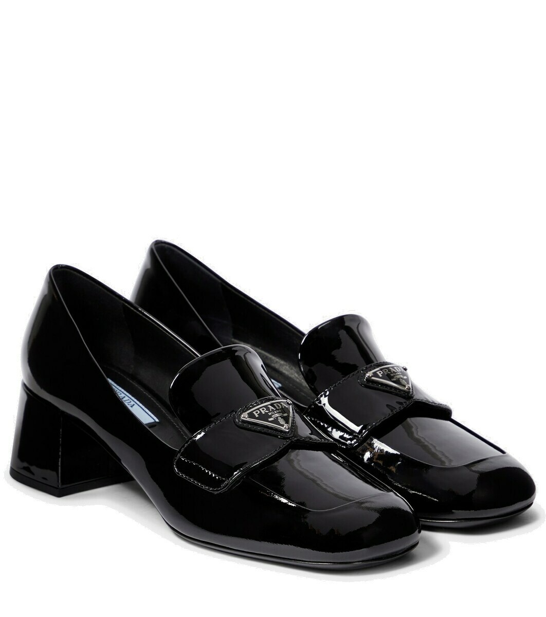 Photo: Prada Patent leather loafer pumps