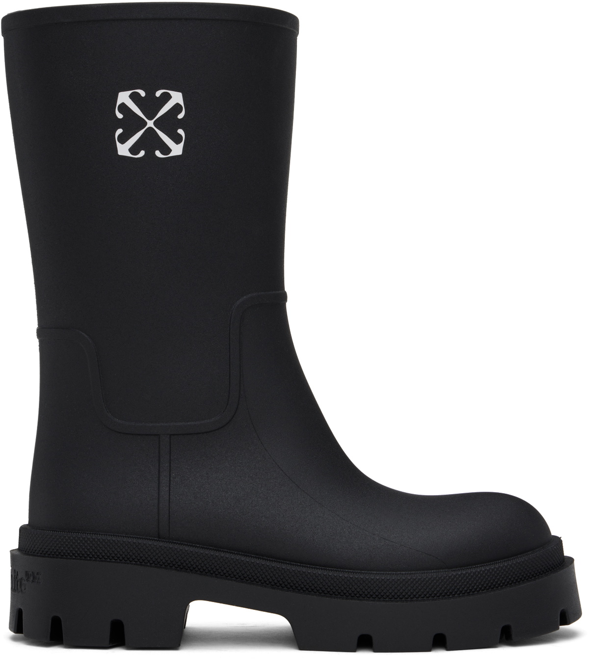 Off-White Black Reboot Arrow Boots