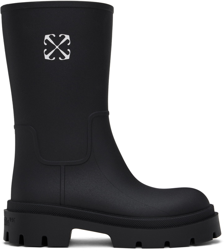 Photo: Off-White Black Reboot Arrow Boots